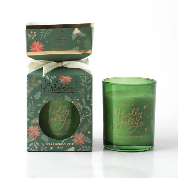 Aura & Co Bon Bon box Christmas Candle
