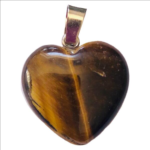 Pendant Heart TIGER EYE